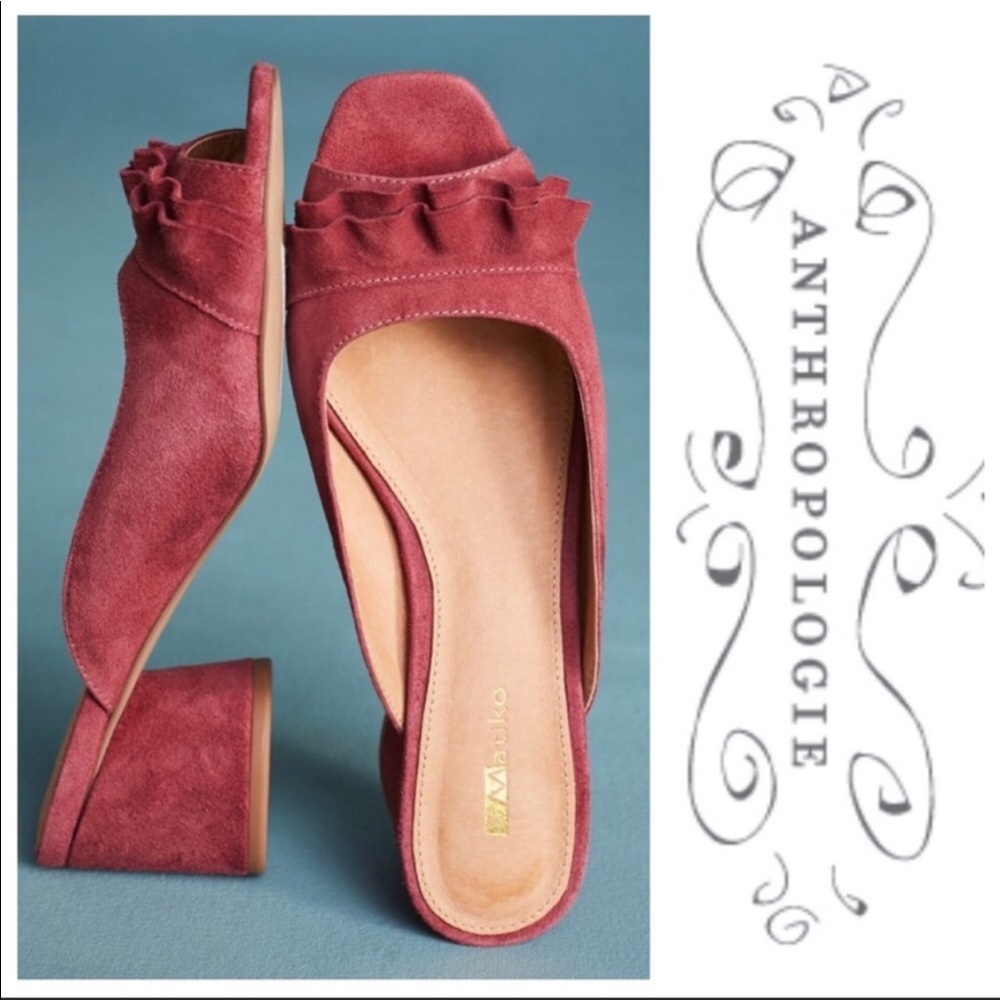 BRAND NEW. MATIKO Anthropologie Wren Mules New in box.